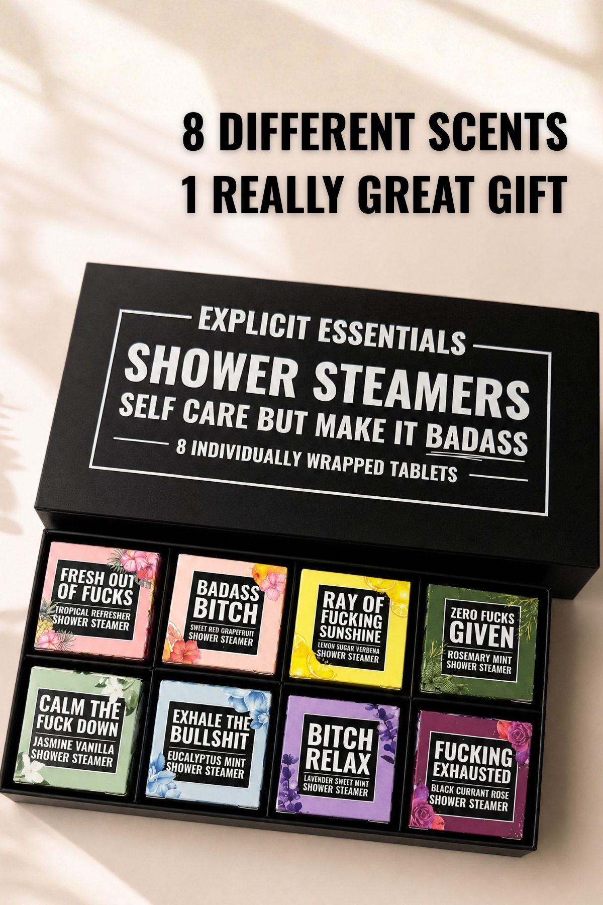 Shower Steamer EXPLICIT Sample Gift Box Set
