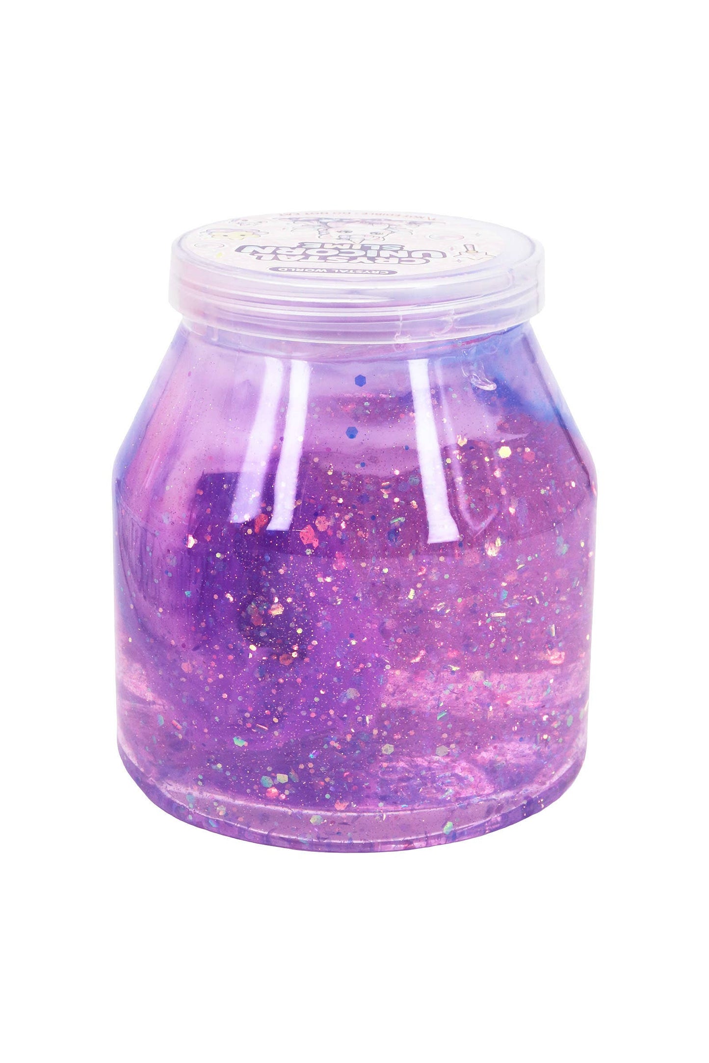 Cute Two-Tone Iridescent Glittery Unicorn Slime Jar EST Arrival Mid Aug