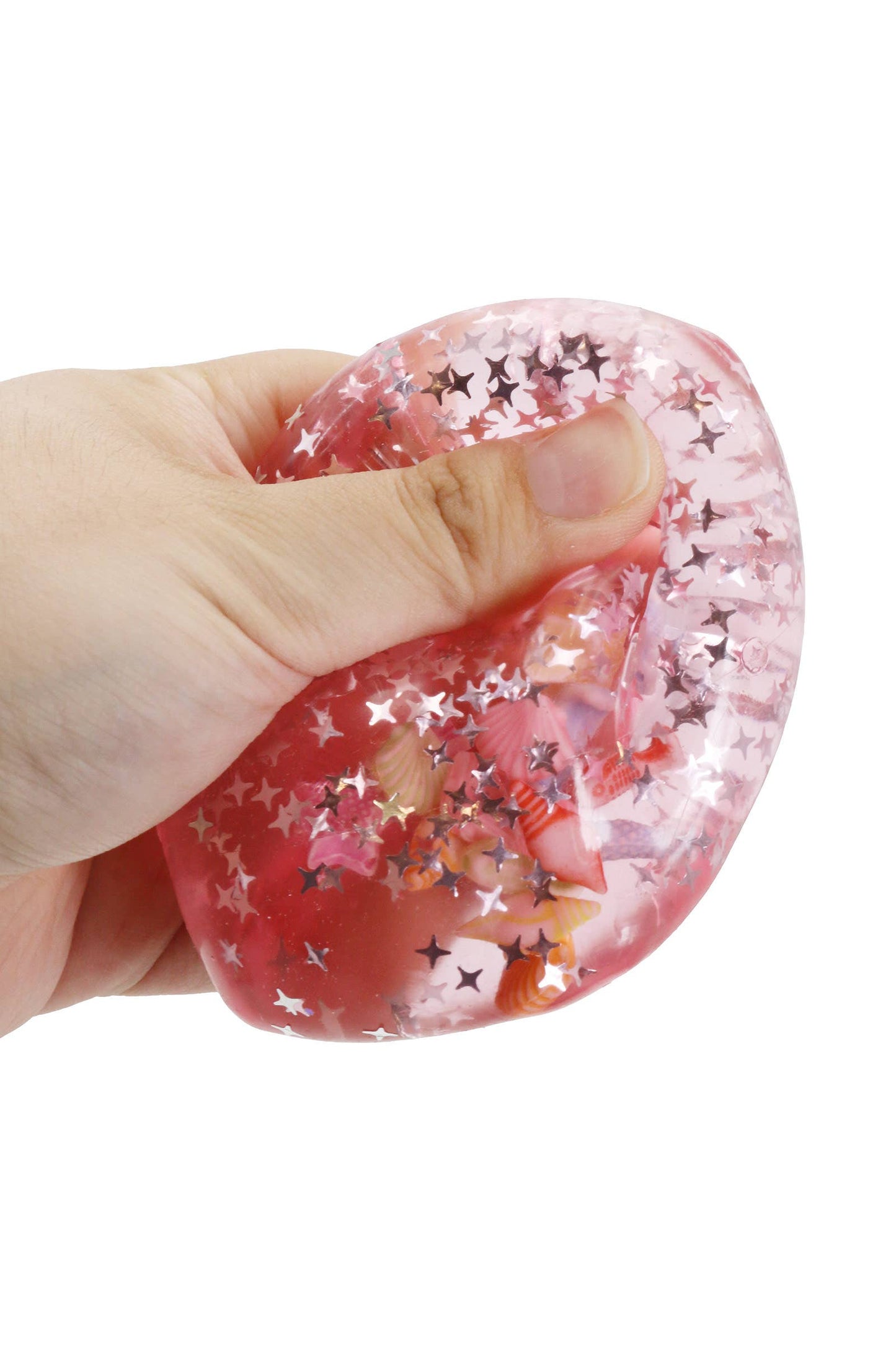 Seashell Glitter Ocean Cube Maltose Putty Filled Squishy EST Arrival Mid Aug