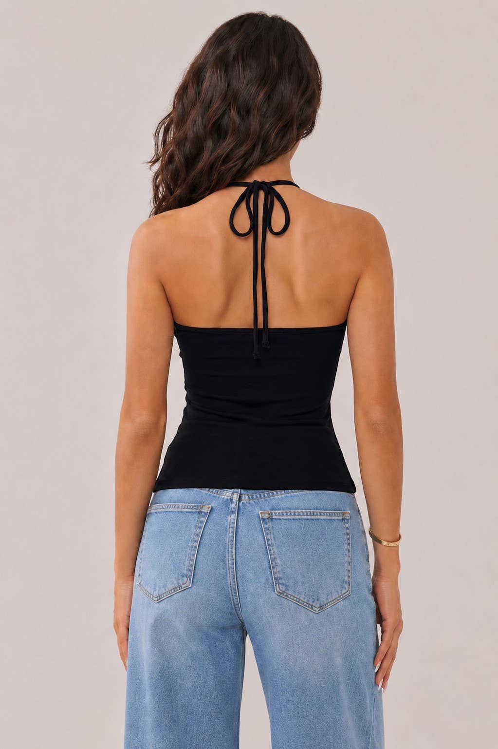 HALTER GIRL BRA PADDED TANK