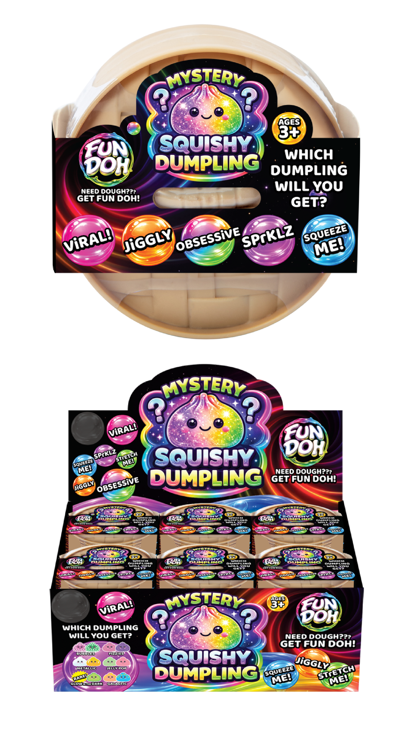 Fun Doh Mystery Dumpling Squish Toy - VIRAL and TOP SELLER!