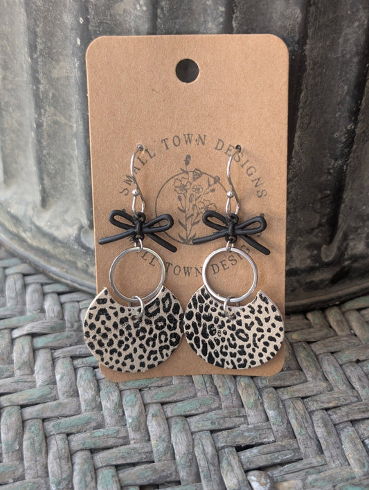 Jungle Leopard Drop Earrings
