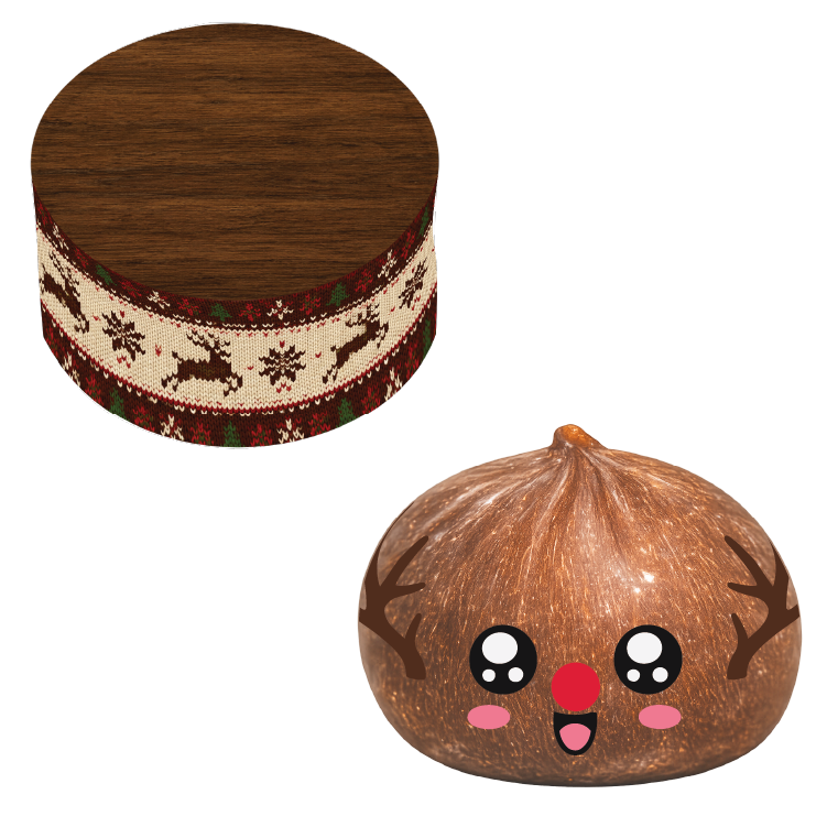 Fun Doh Christmas Dumpling Squishy Toy