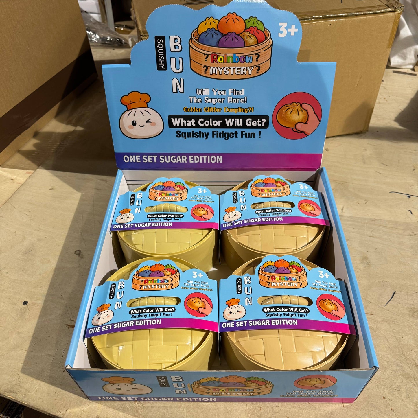 JUMBO Orby Glitter Dumpling Squishy