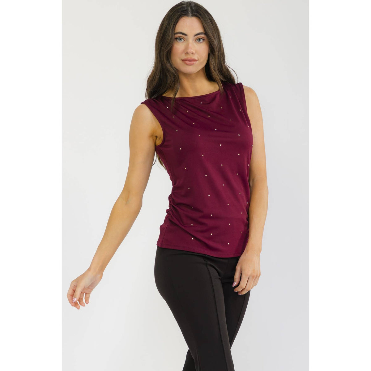 STUD SLEEVELESS TANK