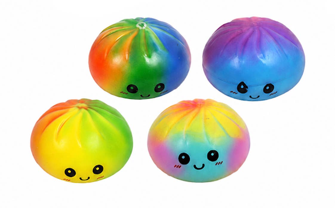 Instock 6” Bao Buddies Jumbo Tie Dye Dumpling Squishy