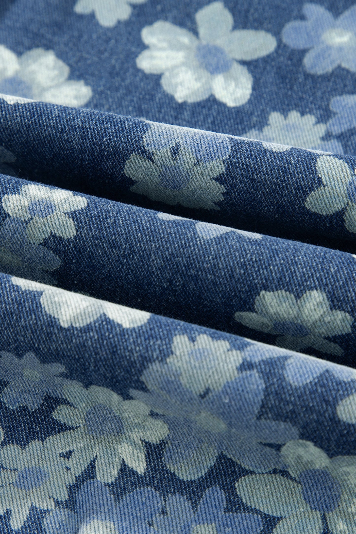 Floral Barrel Jeans