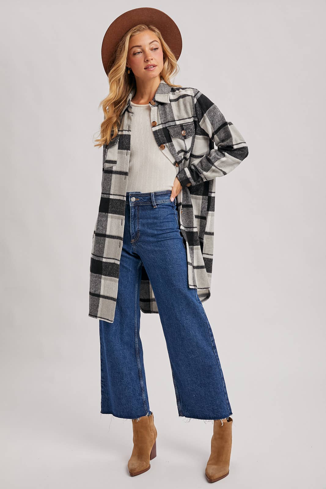 FLANNEL  PLAID SHACKET