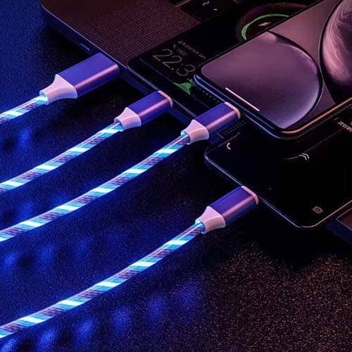All In One Phone Charger-  Light Up Cable