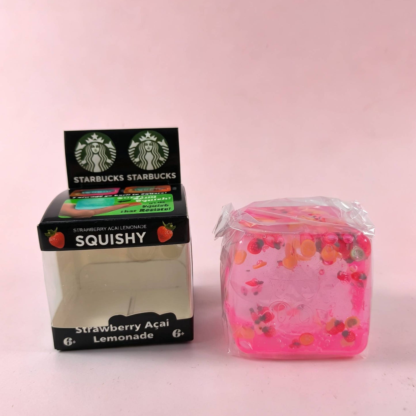 Nice DRINK cube stress cube Squishy Toy Stress Relief