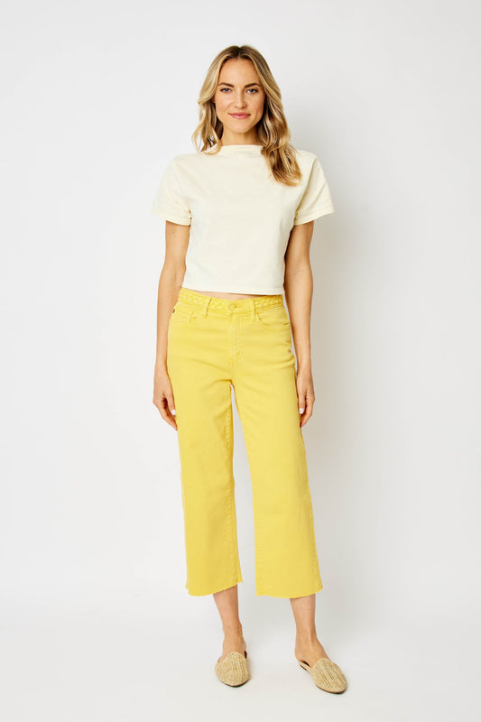 Colored Crop Judy Jeans