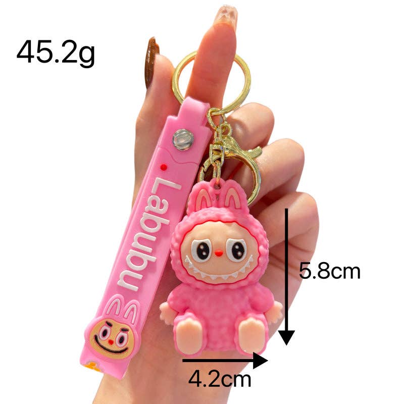 Cute Silicone cute monster Keychain Bag Pendant