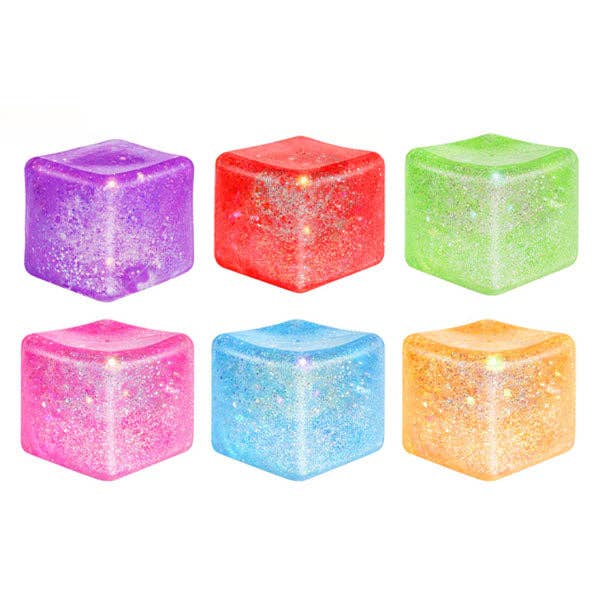 Glitter Sugar Cube Squishy