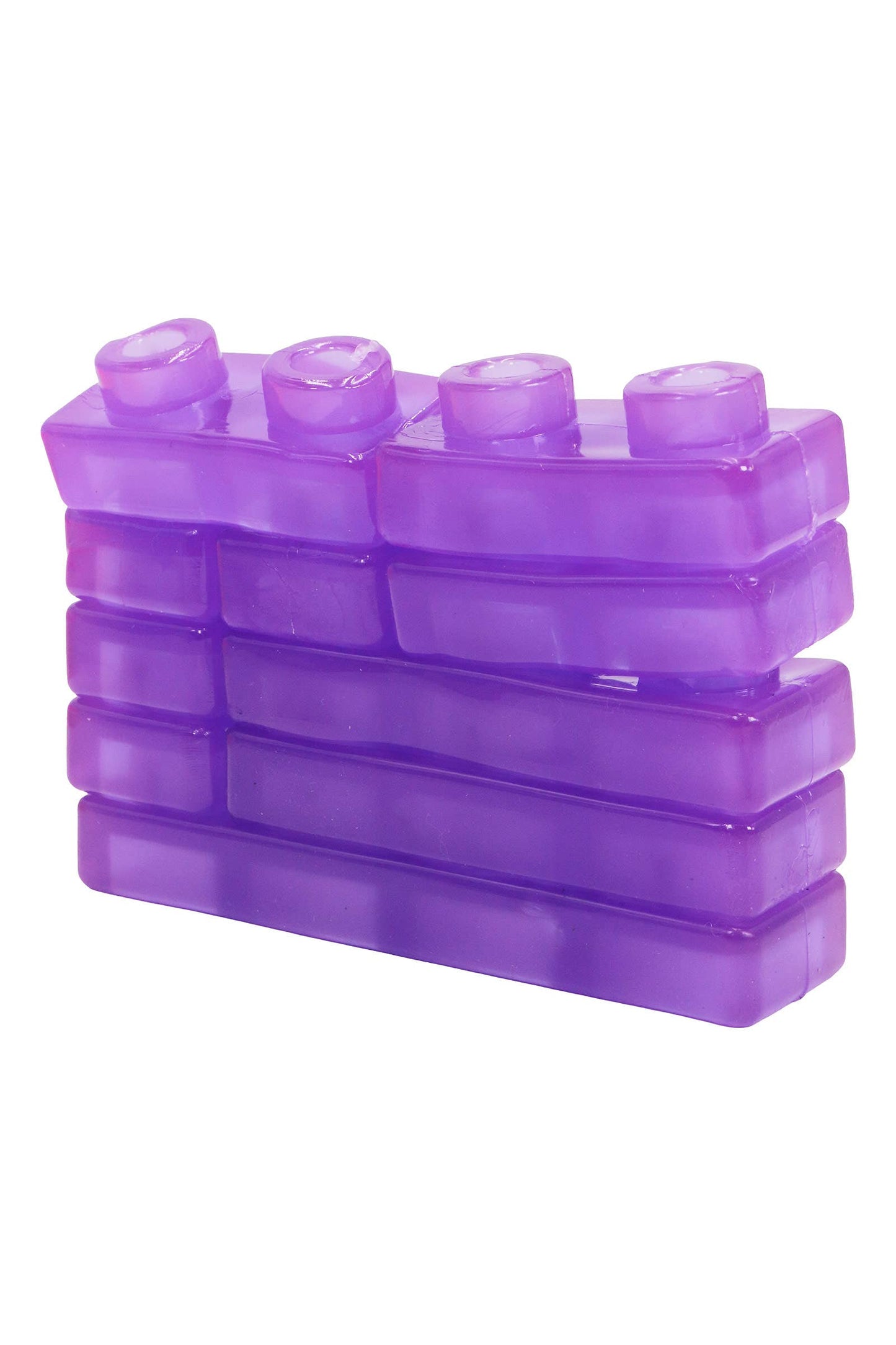 40-Count Colorful Gummy Squishy Sensory Building Block