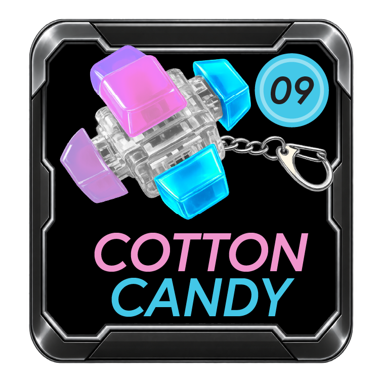 Sensory Fidget Keyboard Button Ball Keychain