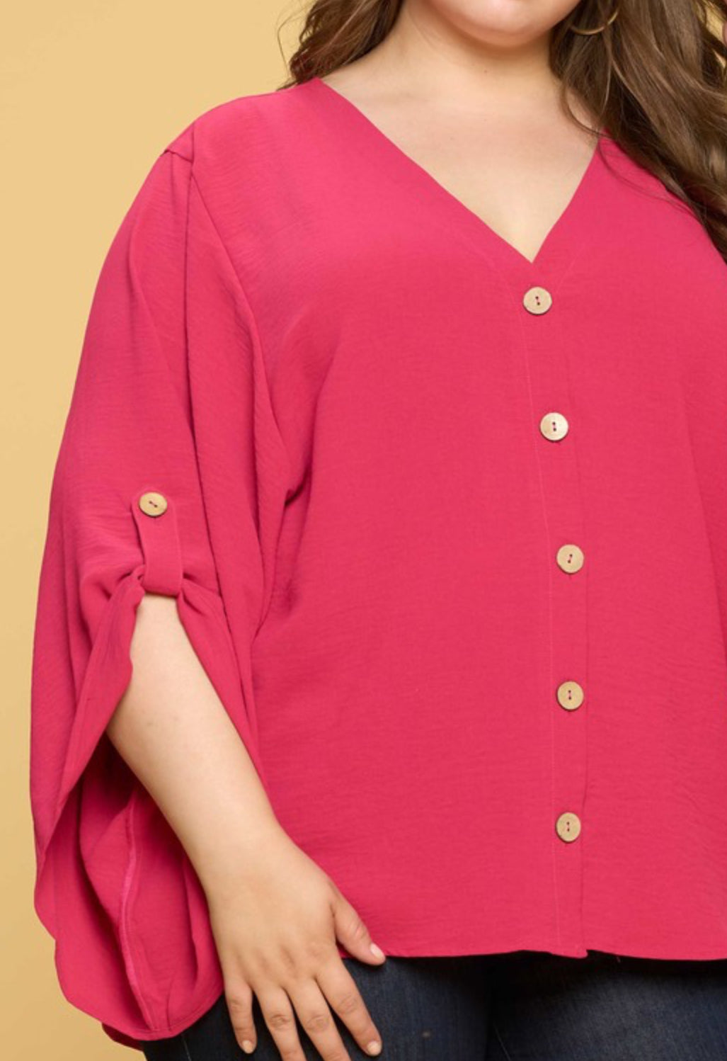 Solid Woven Blouse