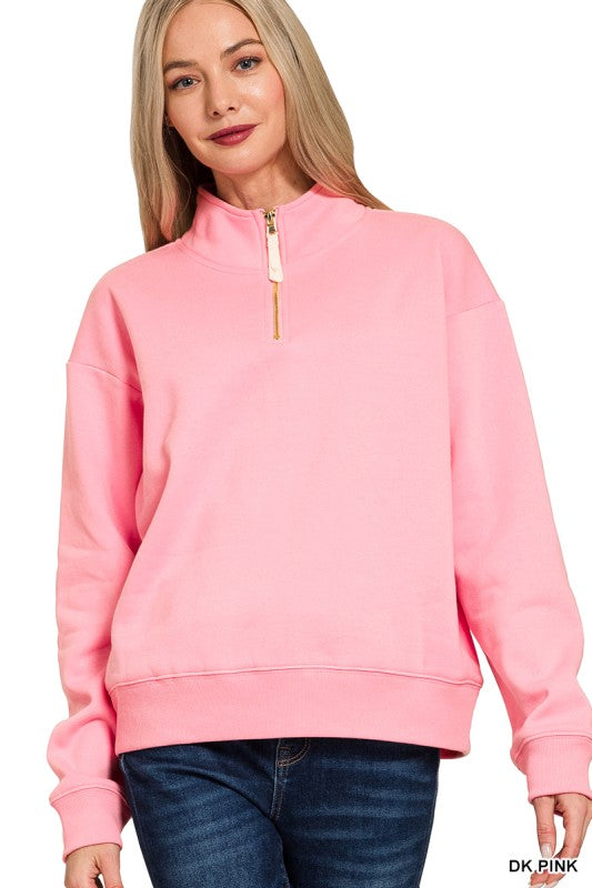 Zenana Fleece Pullover