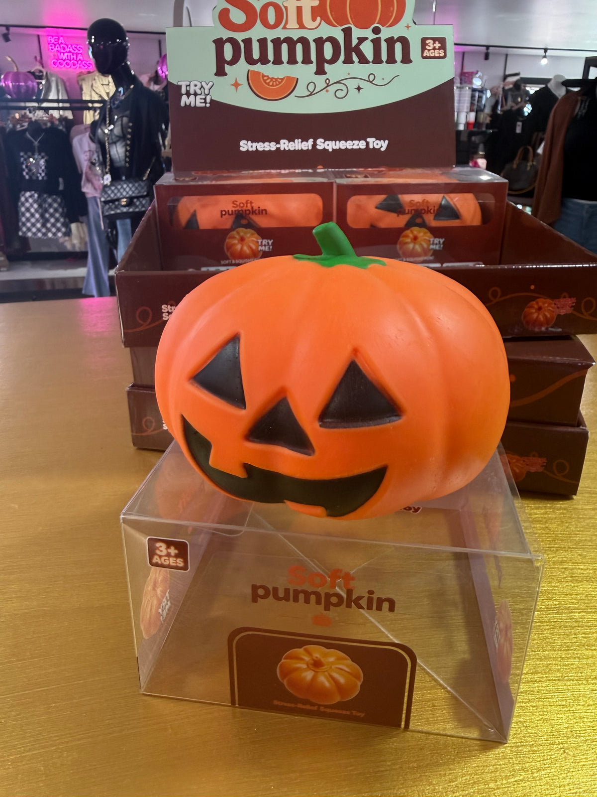 Jumbo Soft Pumpkin Squishy