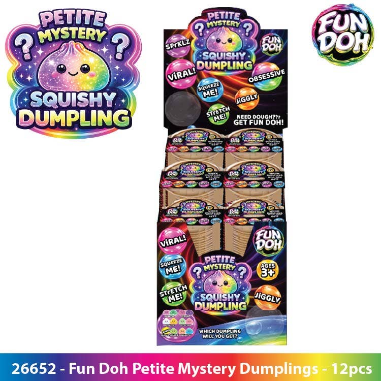 Pre-Order Squishy Mystery Mini Petite 2.5" Dumpling Toy EST Arrival June 10th