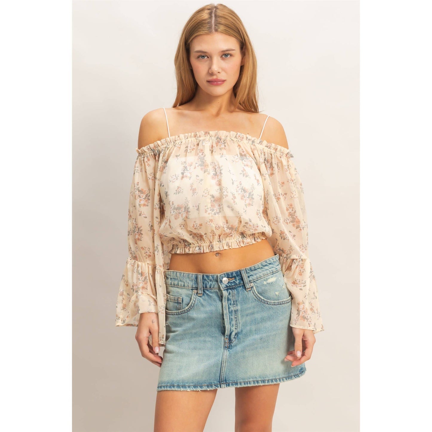 Floral Off Shoulder Top