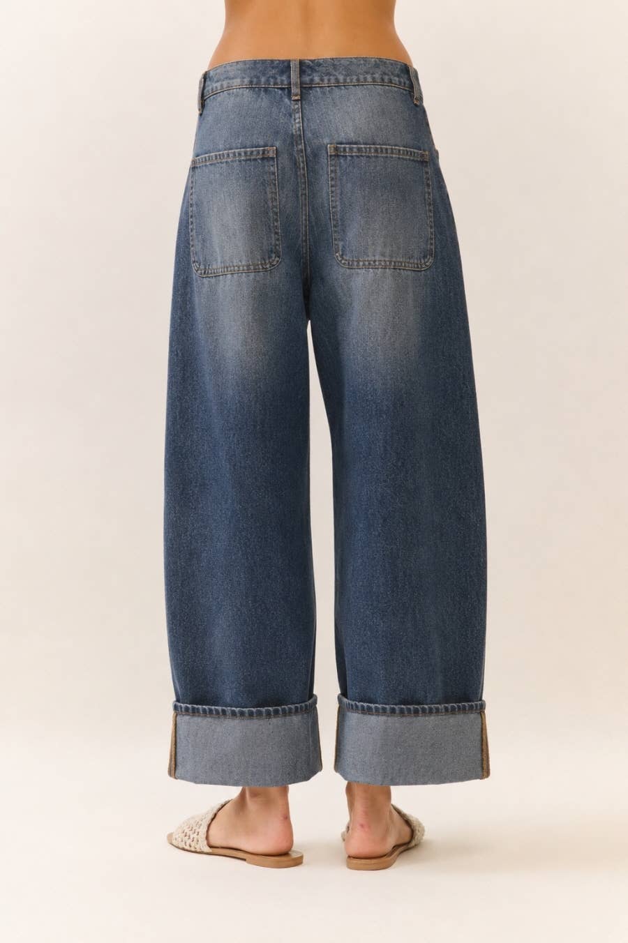 SPOOKY-ODDI Barrel Denim Jean