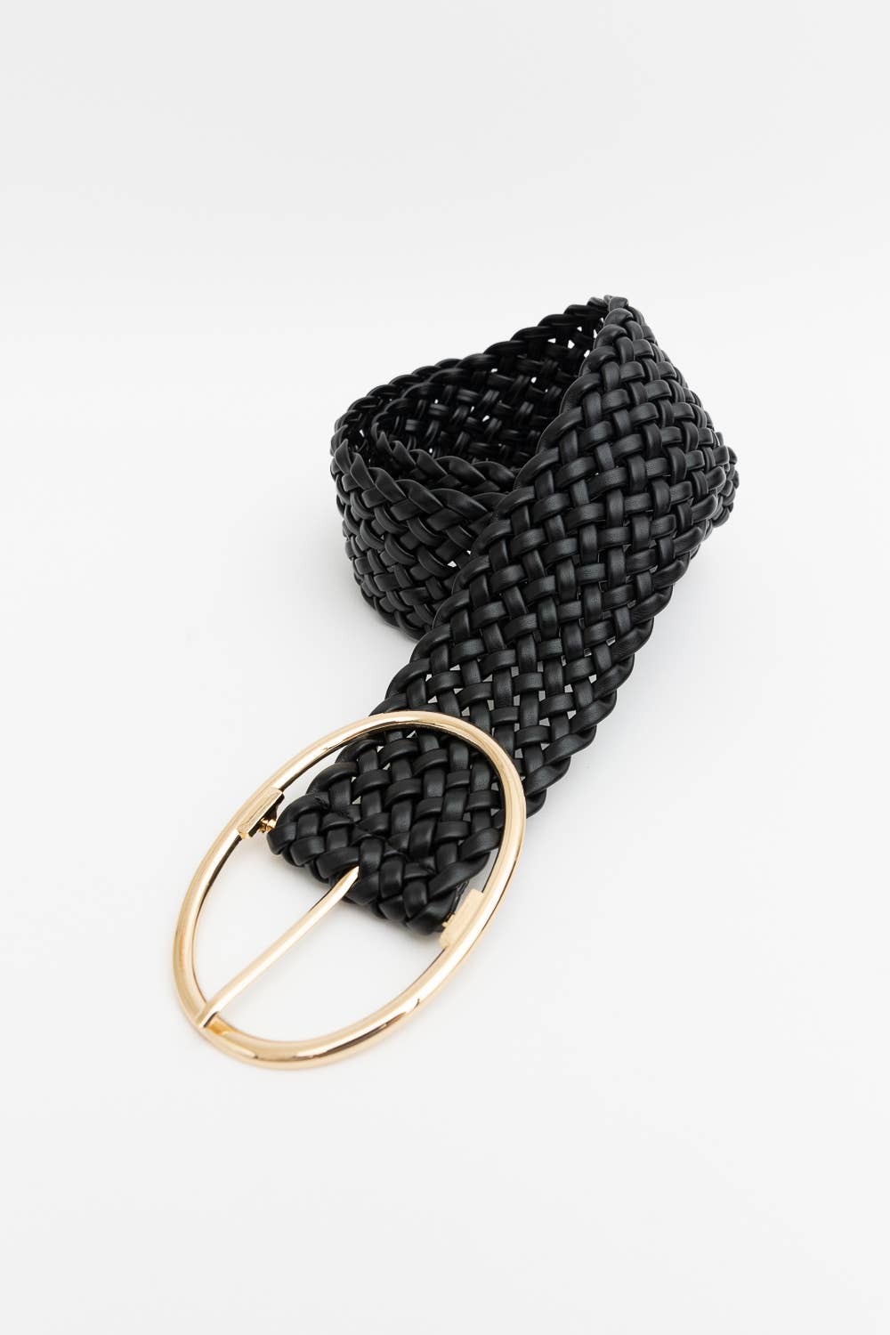Wide Braided Belt for Dresses