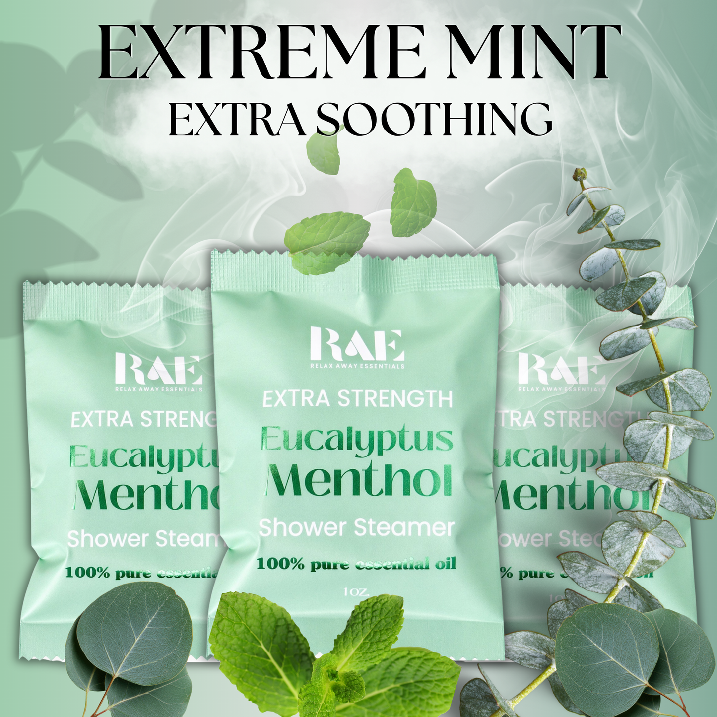 Eucalyptus Menthol Shower Steamers 6 Pack - Made in USA