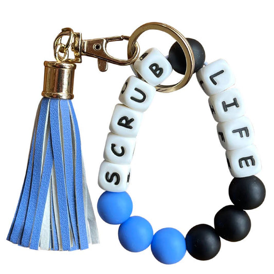 Bracelet Keychain Saying - Scrub Life