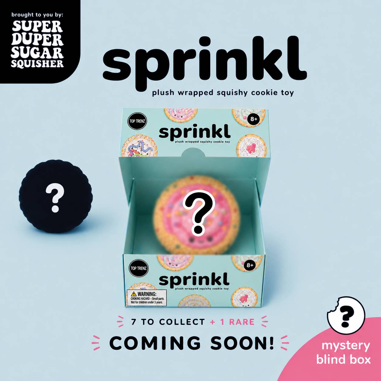 Super Duper Sugar Squisher Plush - Mystery Sprinkl Cookies PREORDER OCT 11th