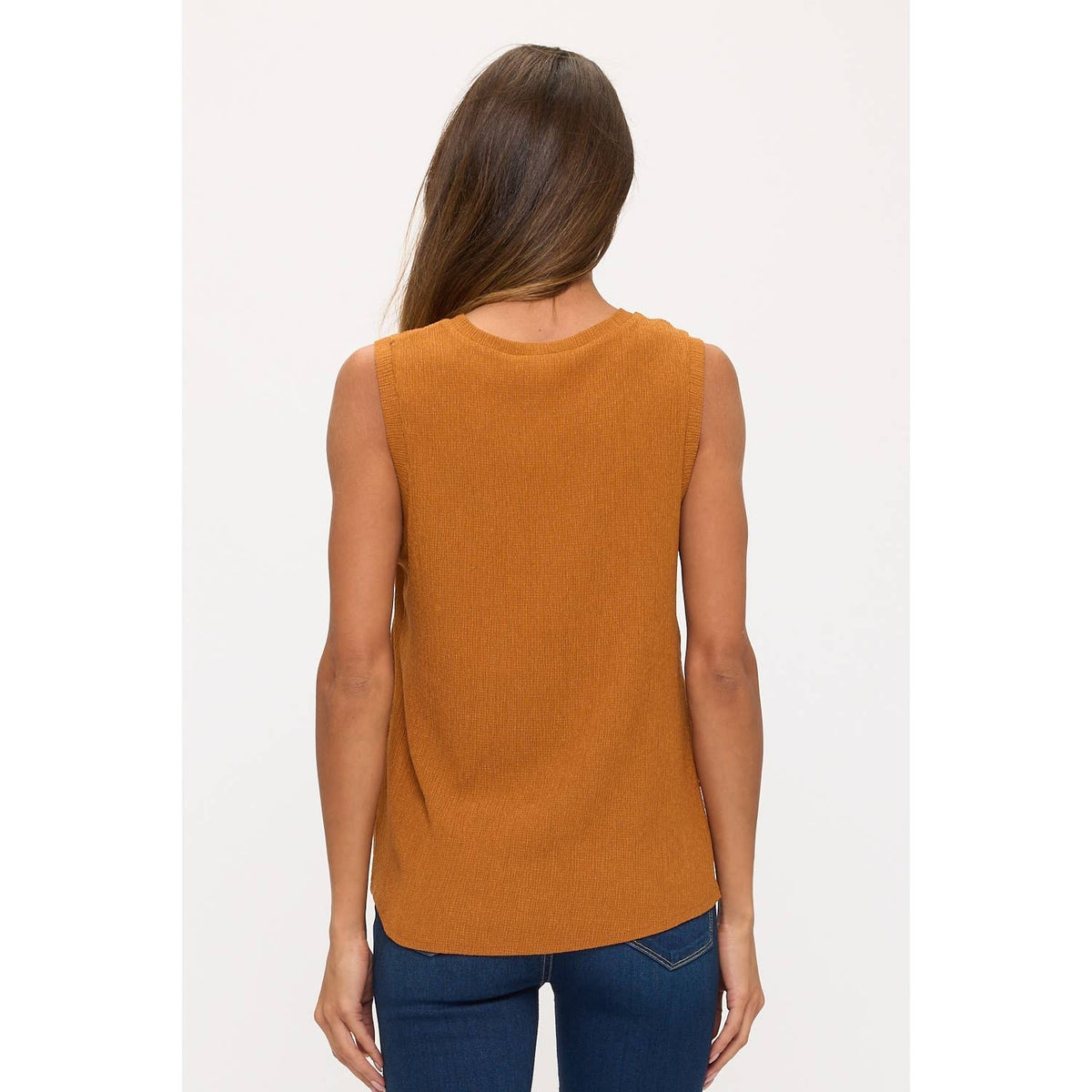 TEXTURE KNIT TWIST TANK