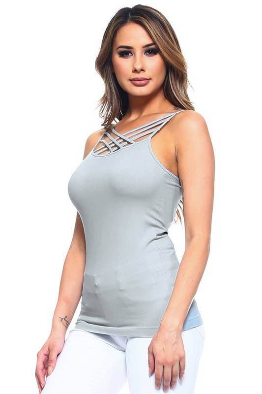 Yelete Womens Seamless Triple Criss-Cross