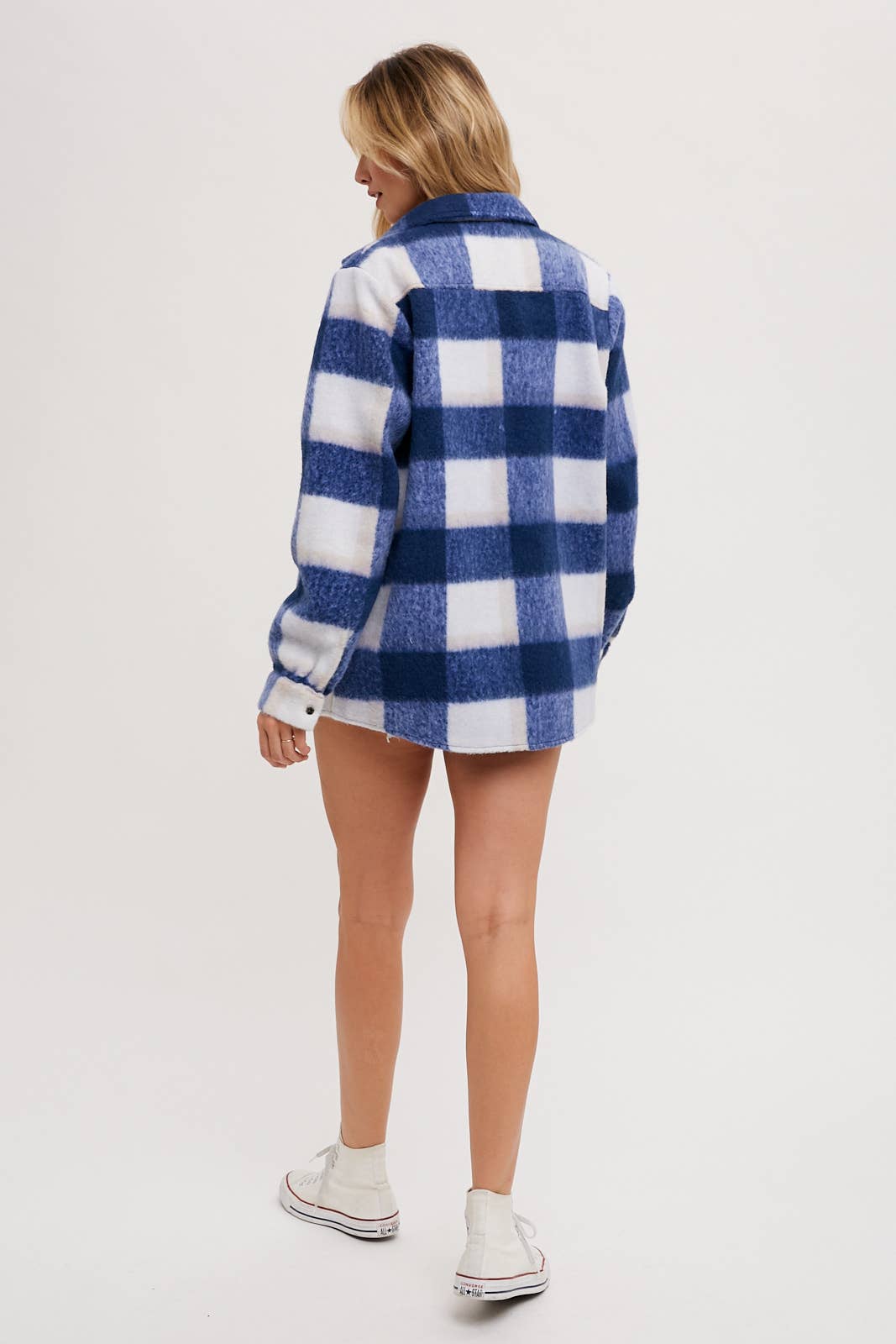 FLANNEL PLAID SHERPA SHACKET