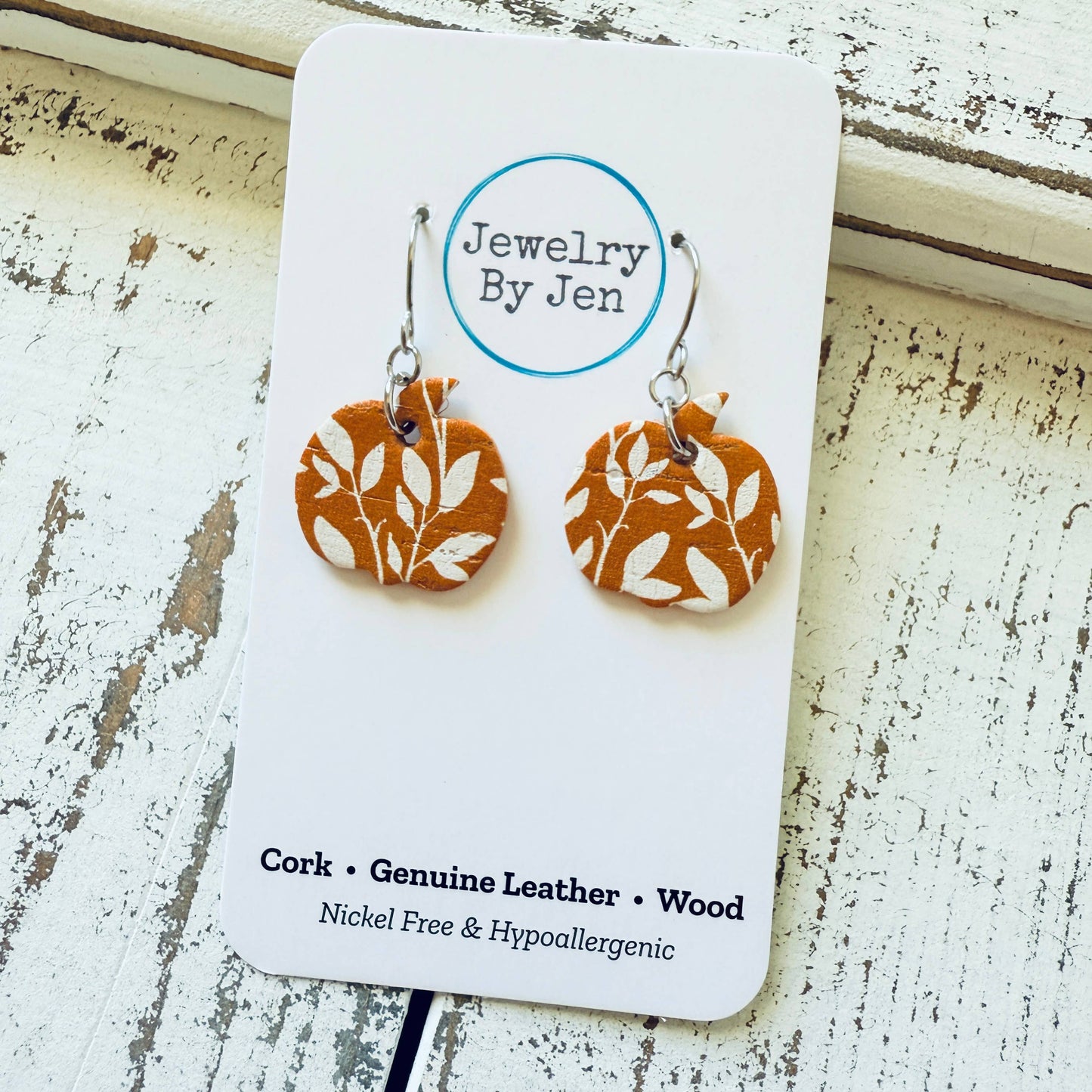 Mini Pumpkin Earrings: Orange Willow
