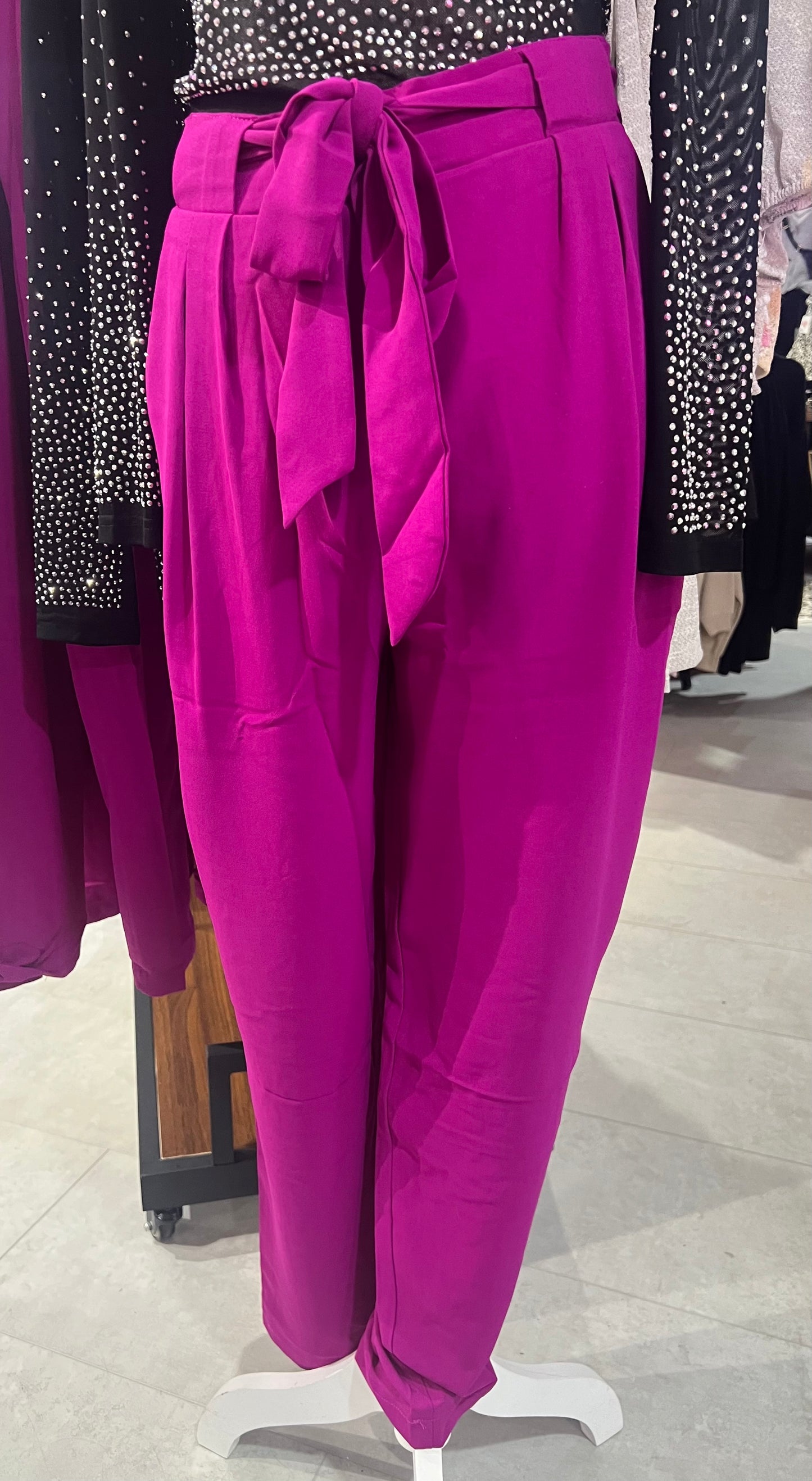 Magenta Oddi Flowy Pants