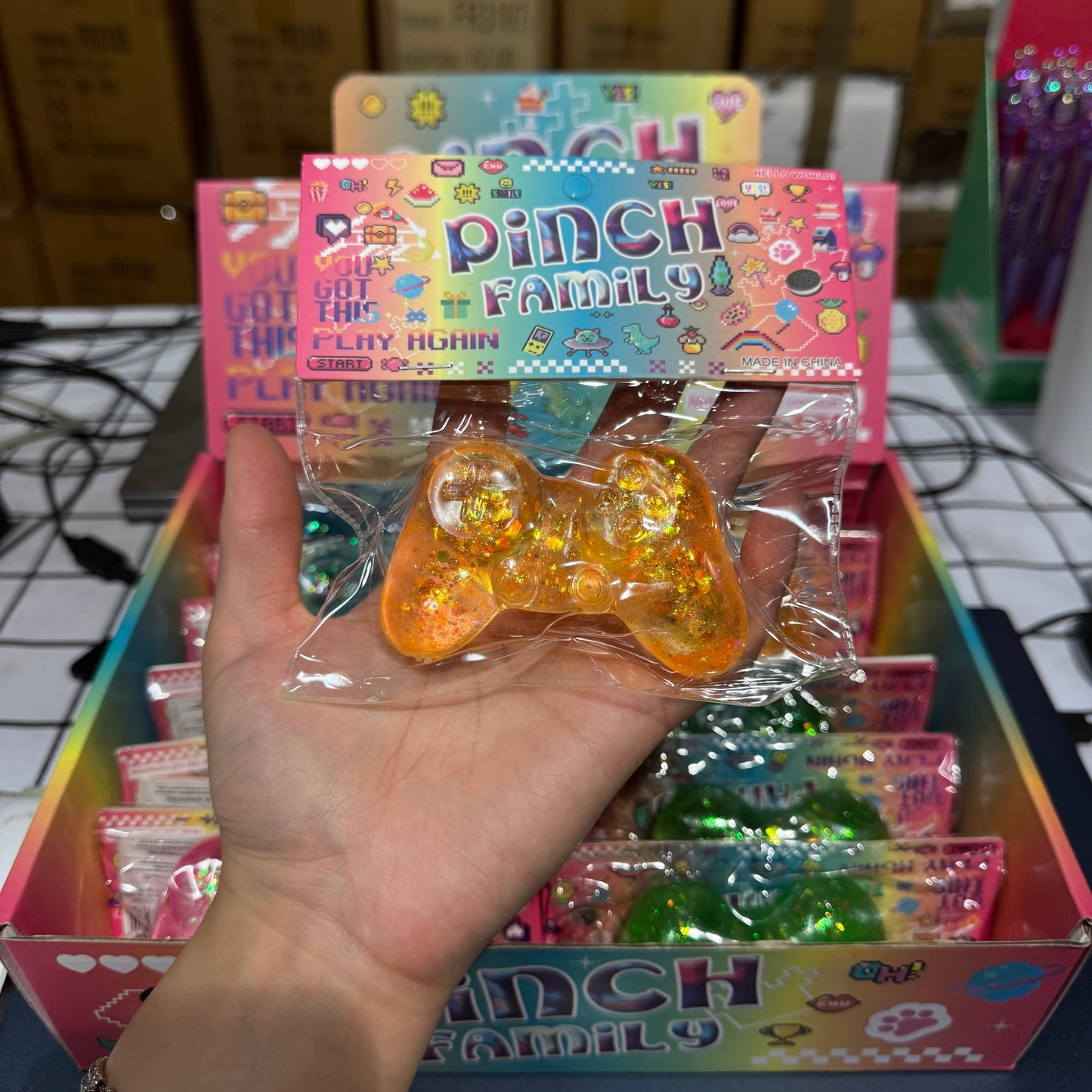 Sugar Squeeze Glitter Game Controller | A161