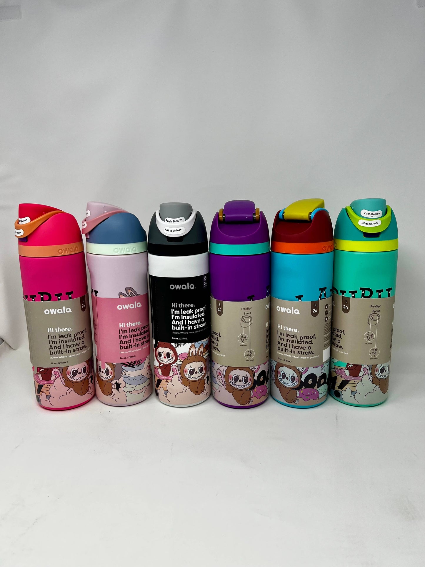 Monster Printed Owala Bottle