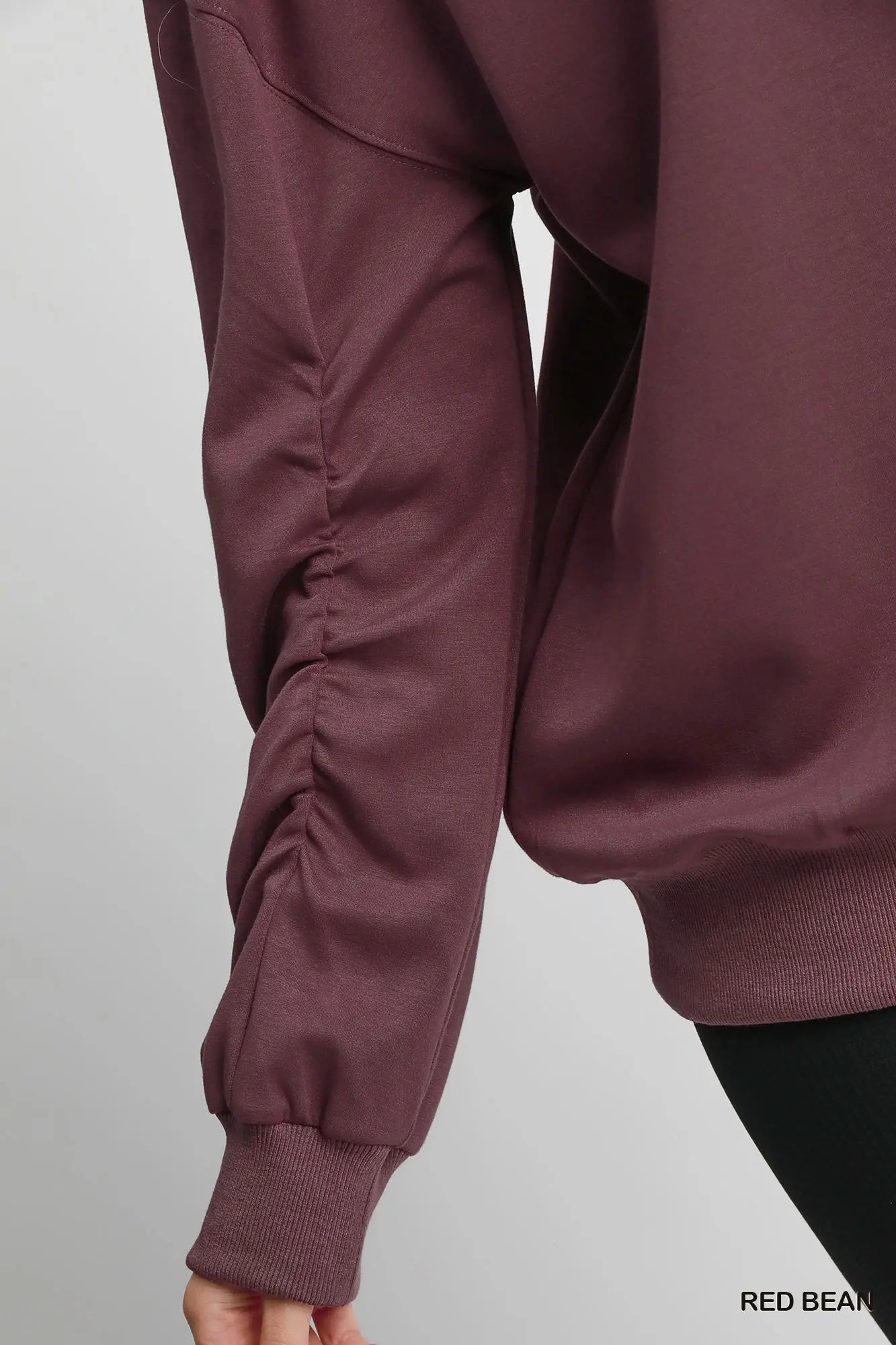 Ruched Bonfire N Elegant Hoodie