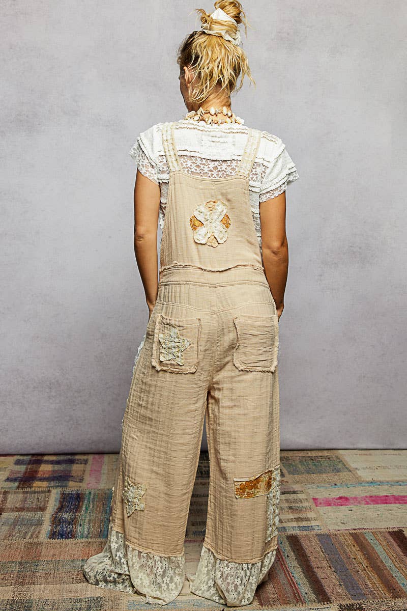 POL Patchwork Overalls