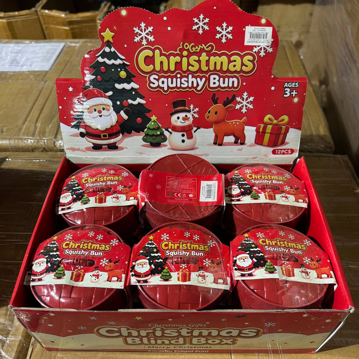 WRAPPED SS Light Up Reindeer Dumpling SQUISHY