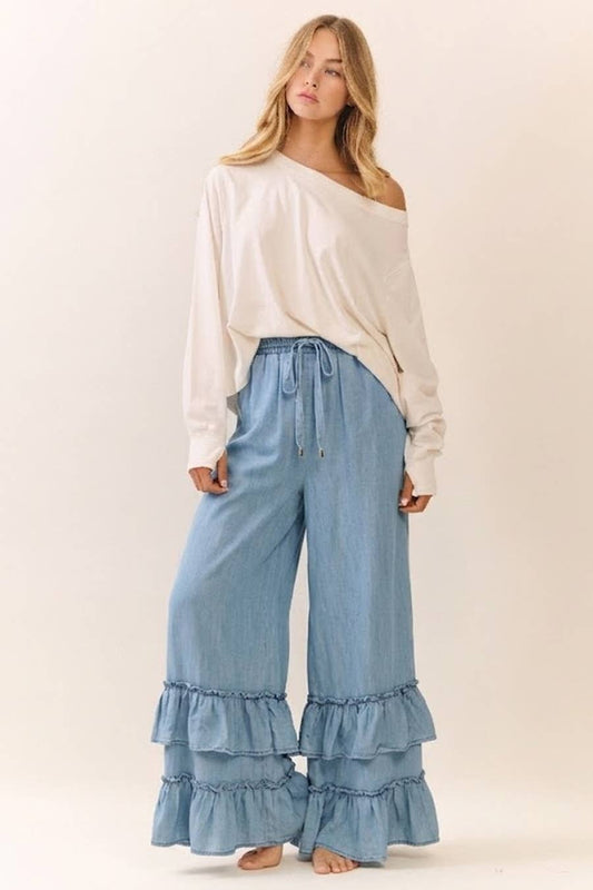 Effortlessly Chic Wide Leg ODDI Pants