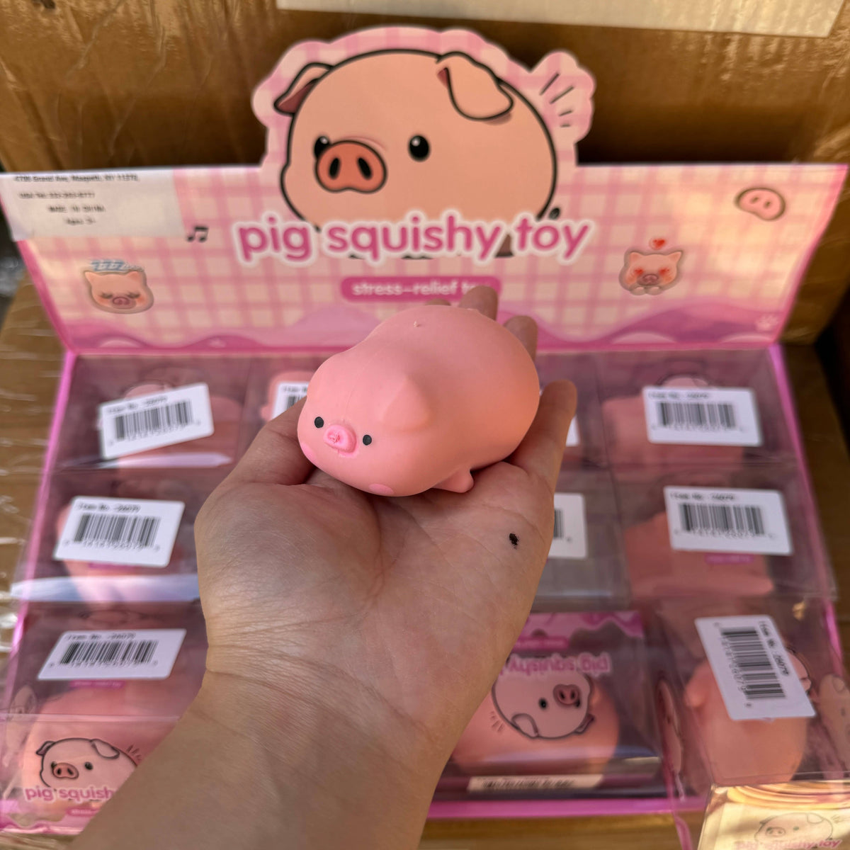 ASMR Crackling Crunchy Pig Squishy