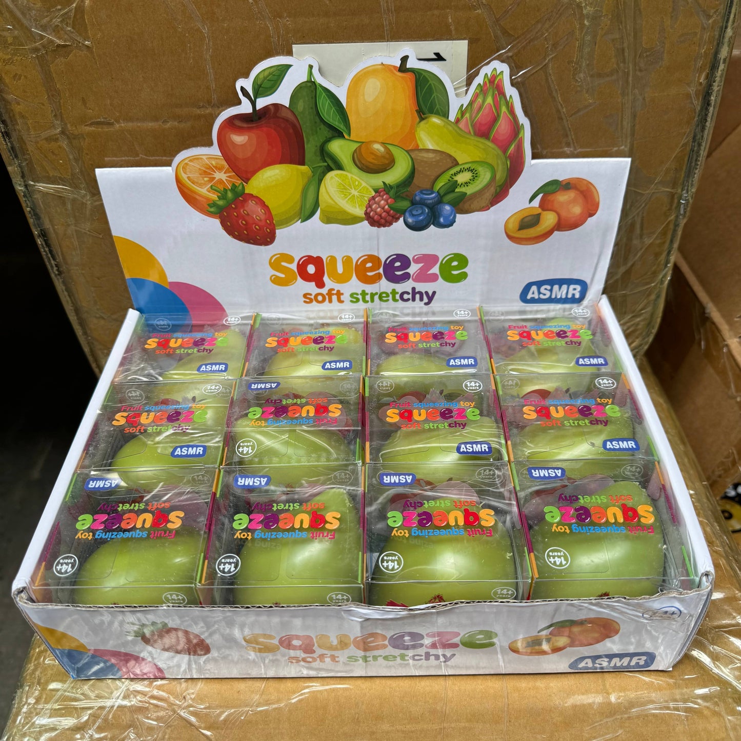 Crackling Crunchy Color Changing Mango Squishy