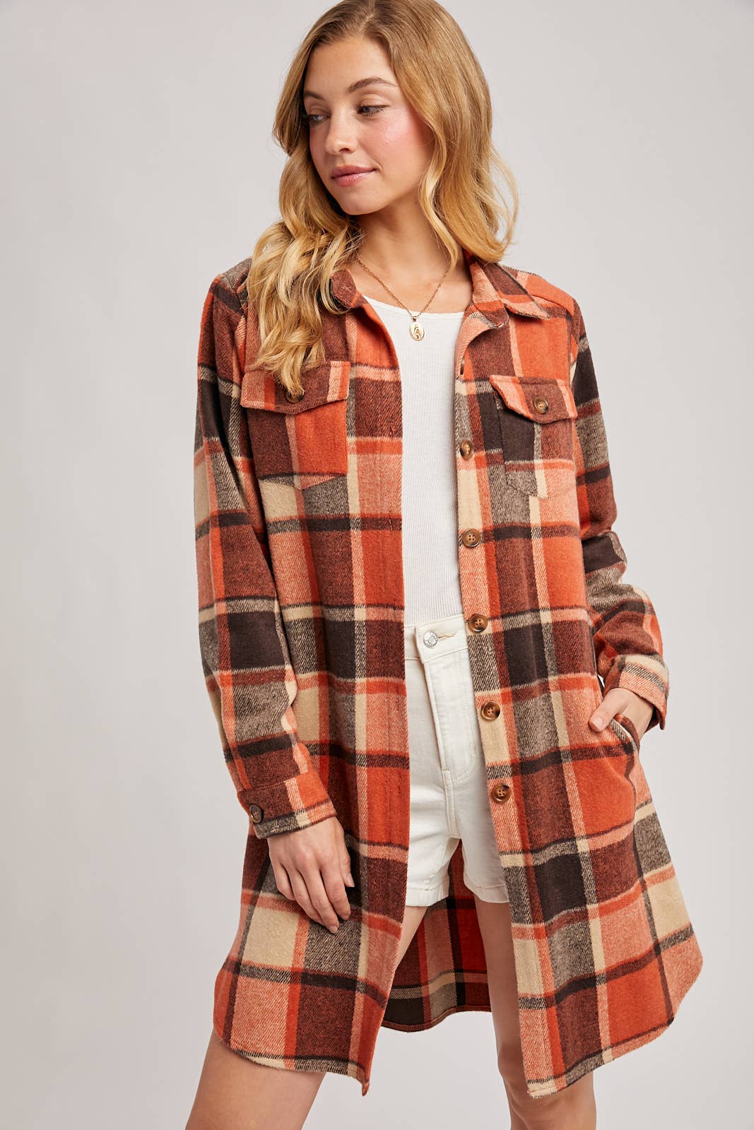 FLANNEL  PLAID SHACKET