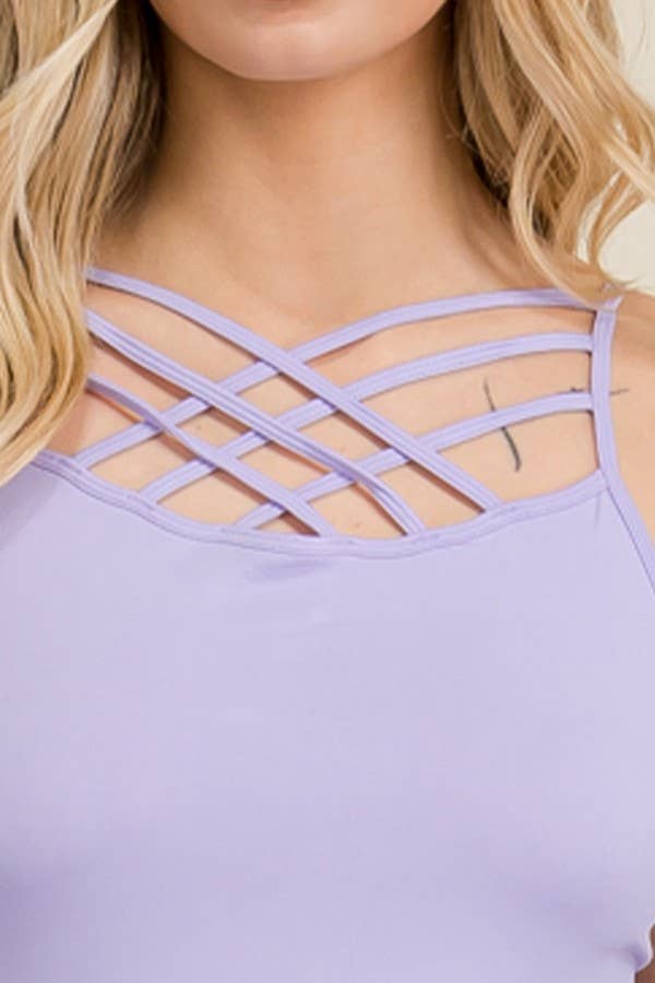 Yelete Womens Seamless Triple Criss-Cross