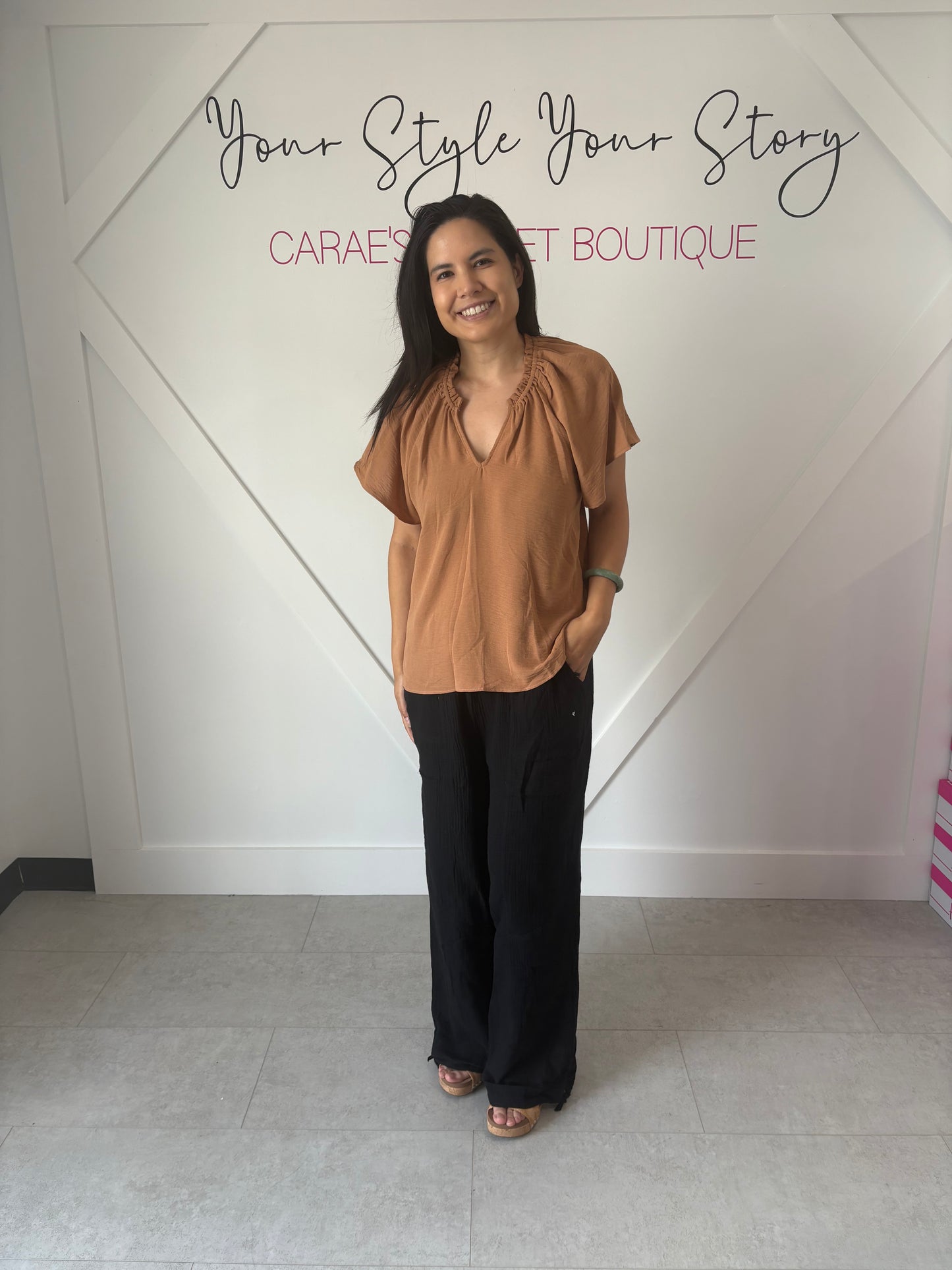 Camel Fall Blouse