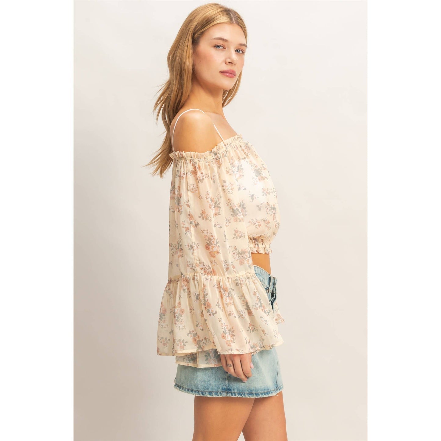 Floral Off Shoulder Top