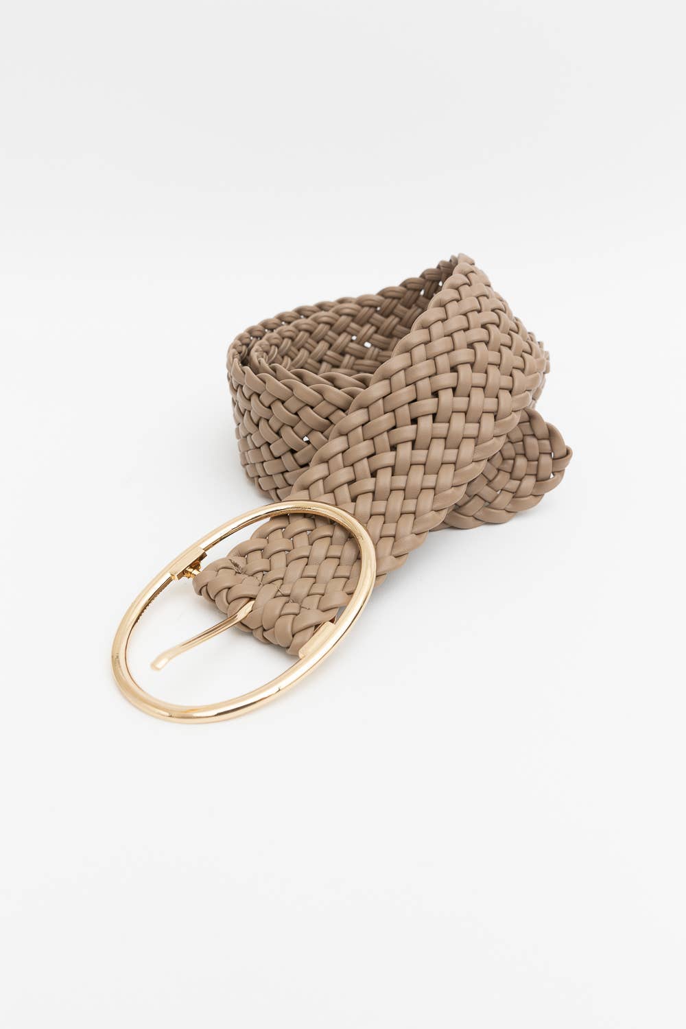 Wide Braided Belt for Dresses