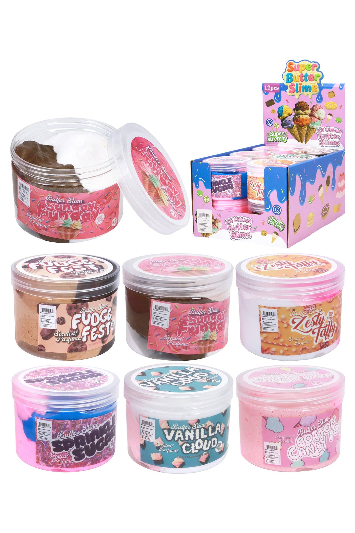 Sweet Desserts Butter Slime Jar -EST Arrival Mid Aug