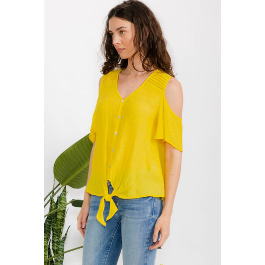 Give The Cold Shoulder Top