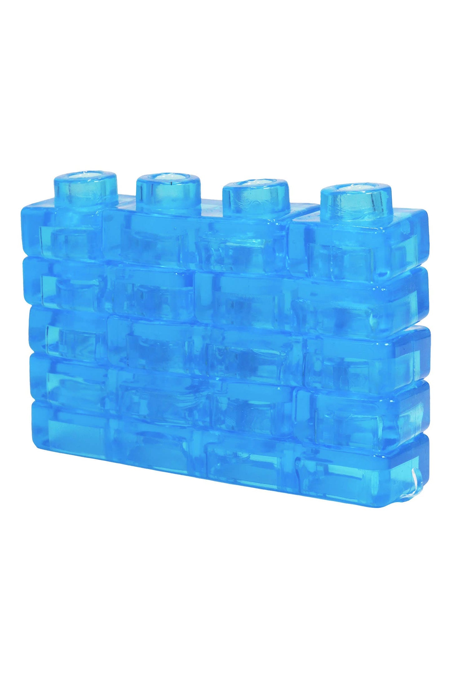 40-Count Colorful Gummy Squishy Sensory Building Block